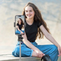 Selfie stick WC1Y3S telescopic tripod 1.3m with phone holder - black