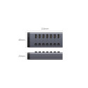 [RETURNED ITEM] Ugreen multifunctional HUB 7in1 USB Type C - 7x USB Type A 3.0 PD DC 12V gray (CM481