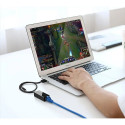 Ugreen external network card RJ45 - USB 2.0 100 Mbps Ethernet black (CR110 20254)
