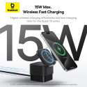 Baseus BS-W531 MagSafe / Qi USB-C 20W wireless charger - black