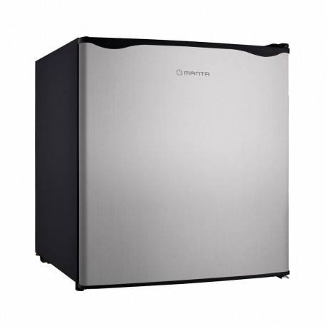 Manta MM515PSL Fridge 46L Silver inox/black