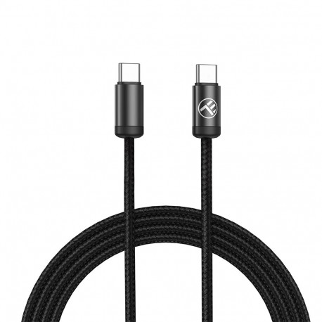 Tellur Minimalist USB-C to USB-C cable, 240W,2m, black