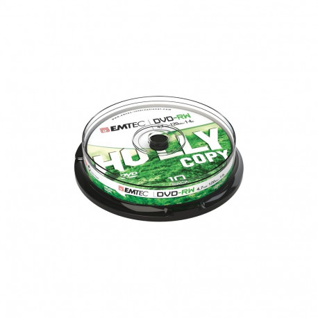 Emtec DVD-RW 4,7GB 1-4x Holly Copy 10 pcs  Cake Box