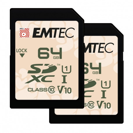 Emtec SDXC 64GB UHS-I U1 V10 Outdoor 2 pcs