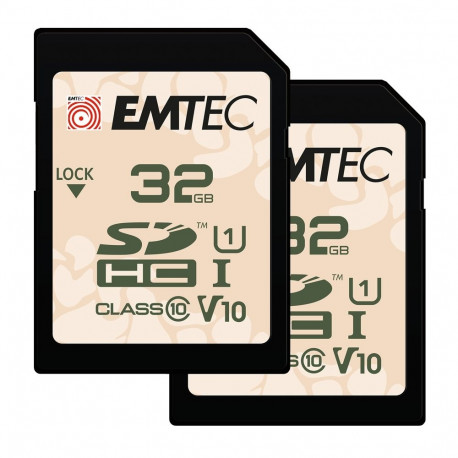 Emtec SDHC 32GB UHS-I U1 V10 Outdoor 2 pcs