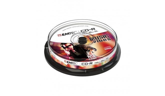 Emtec CD-R 700MB/80MIN 52x Cake Box 10 pcs