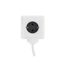 Tellur Power Cube Extended, Power strip 4 Outlets + 2xUSB ports, 1.5m cable white