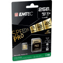 Emtec mSD 256GB UHS-I U3 V30 SpeedIN Pro