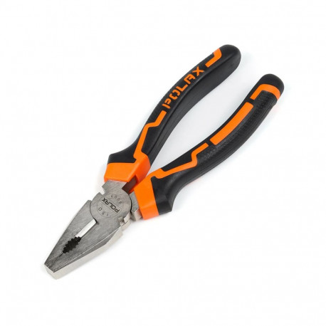 Kombinētās knaibles ar divkomponentu rokturi, Cr-V, 180 mm 35-002 POLAX