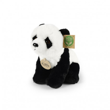 Rappa - Pluszowa realistyczna maskotka Panda siedząca 23 cm Eco-Friendly Soft Collection