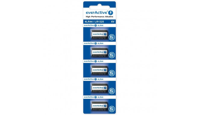 ALKALINE BATTERY LR44 B LISTER 5 PCS.