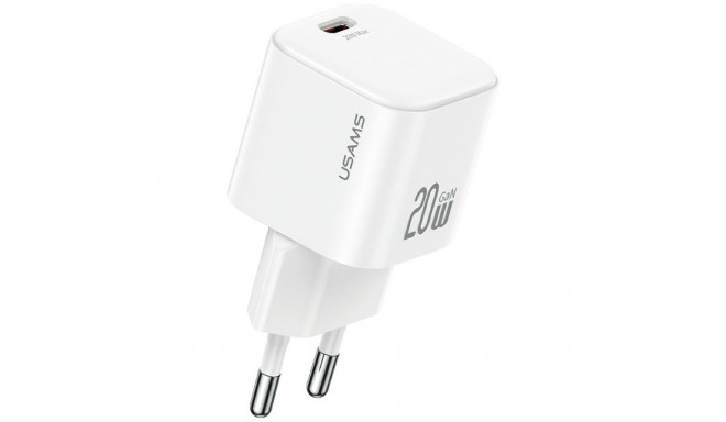 Charger 20W 1xUSB-C + Cable USB-C white