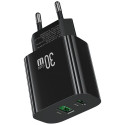 Charger 30W 1xUSB-C 1xUSB-A Fast Charging