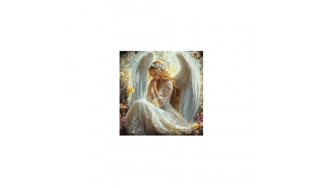 Diamond mosaic - Woman Angel in the garden