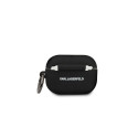 Karl Lagerfeld KLACAPSILGLBK must silikoon Ikonik AirPods Pro kate