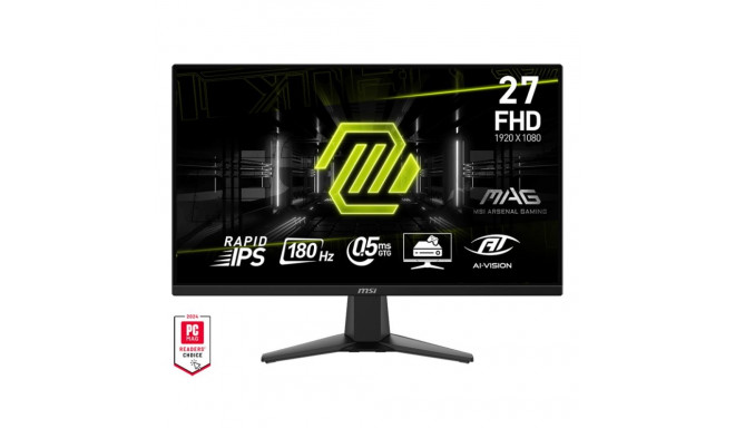 MSI MAG 275F - 27" | Rapid IPS | Full HD | 0,5 ms (min.) | 180 Hz monitor