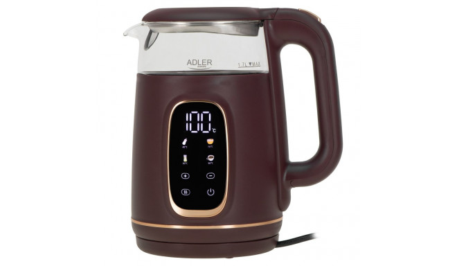 Adler AD 1305BU Electric kettle with temperature control 1.7L 2200W