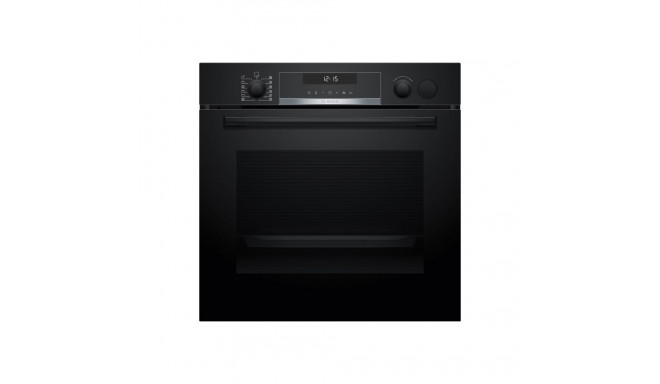 Bosch Oven | HRG578BB7 | 71 L | Electric | Pyrolysis | Knobs | Steam function | Height 59.5 cm | Wid