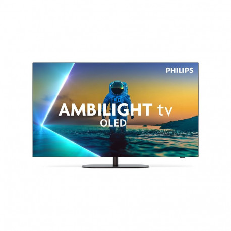 Philips OLED 4K Ambilight TV | 48OLED820/12 | 48 | Smart TV | Google TV | Grey