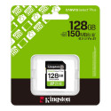 Kingston Select Plus 128 GB SD mälukaart klass 10, UHS-I, U1/U3, videoklass 10/30