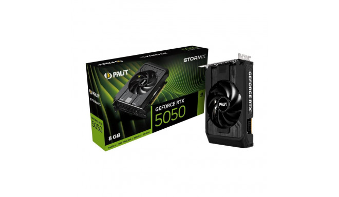 Graphics Card|PALIT|NVIDIA GeForce RTX 5050|8 GB|GDDR6|128 bit|PCIE 5.0 16x|Single Slot Fansink|NE65