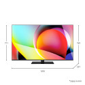 TV Set|PANASONIC|55"|4K/Smart|3840x2160|Wireless LAN|Bluetooth|Google TV|TN-55W70AEZ