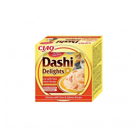 Inaba Dashi Delights Chicken with Tuna & Salmon konserv kassile 70g
