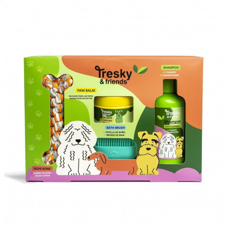TRESKY & FRIENDS lemmiklooma puhastuskomplekt 4-osaline