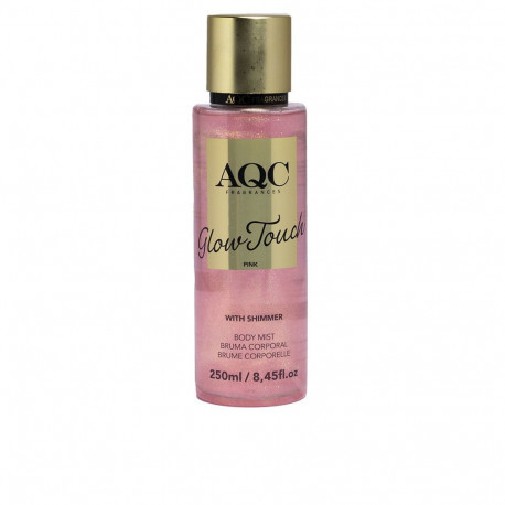 AQC FRAGRANCES GLOW TOUCH PINK shimmer bruma corporal 250 ml