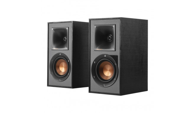 Klipsch Reference R-41PM Powered Bookshelf Speakers, Black, Pair