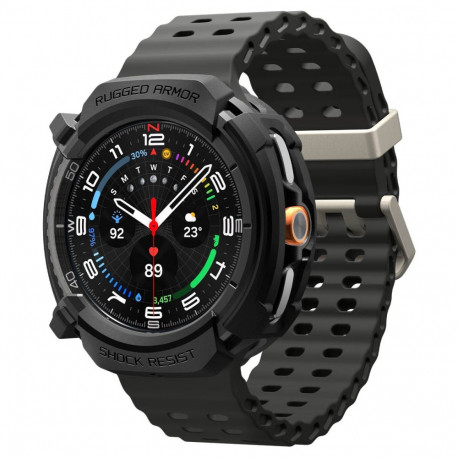 Kaitseümbris Rugged Armor, Samsung Galaxy Watch8 Classic 46mm, must, Spigen