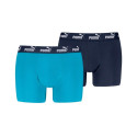 Bokserki męskie Puma Elements Basic 2P niebieskie,granatowe 938753 08 2XL