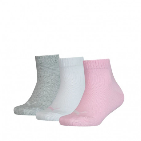 Puma laste kvartalsokid 907375 18 3P 39-42, roosad, valged, hallid