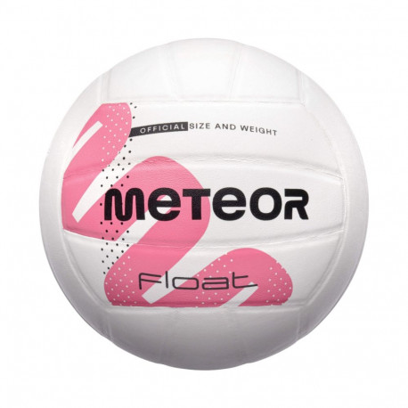 Meteor võrkpall 17411 PVC 5, valge-roosa