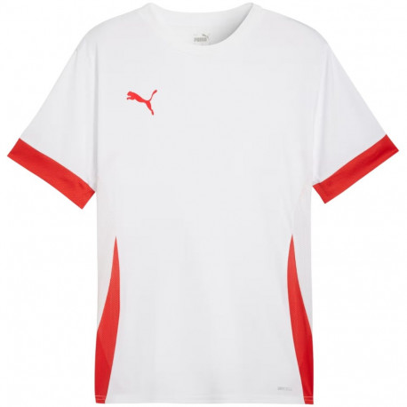 Koszulka męska Puma teamGoal Matchday Jersey biało-czerwona 705747 11 L