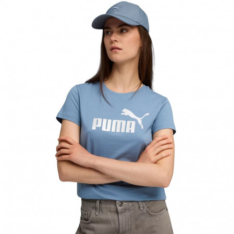 Koszulka damska Puma Ess Metallic No.1 Logo niebieska 631536 34 S