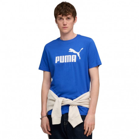 Koszulka męska Puma Ess No.1 Logo Tee (s) niebieska 682533 13 M