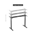 Adjustable Height Table Frame Up Up Bjorn, Black
