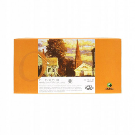 Maries Oil Colours E 1386 B – 12 pc 12 ml