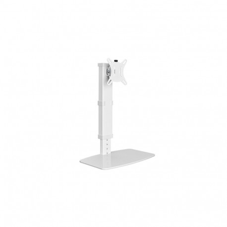 Single-Monitor 17"-32" Desk Stand, White