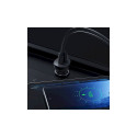 Choetech kiire autolaadija USB Type C PD | USB QC3.0 3A 36W must (TC0005)