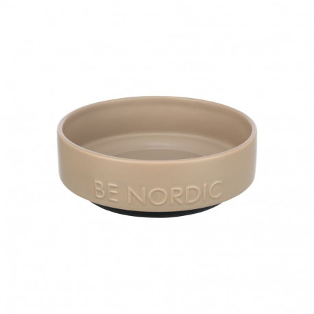 Bowl for animals, ceramic - Trixie BE NORDIC bowl, ceramic|rubber, 1.2 l|ø 18 cm