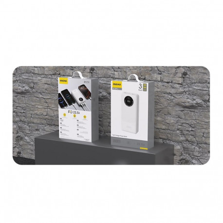 Dudao Powerbank Dudao K12Pro 22.5W PD 20000mAh USB-A, USB-C - white