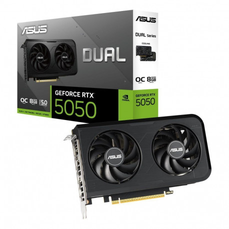 Asus Graphics Card||NVIDIA GeForce RTX 5050|8 GB|GDDR6|128 bit|PCIE 5.0 16x|Dual Slot Fansink|DUAL-R