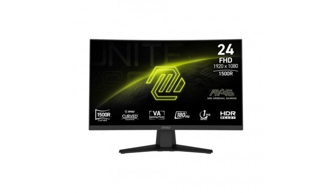 MSI LCD Monitor||MAG 244C|23.6"|Gaming/Curved/Frameless|Matte|Panel VA|1920x1080|16:9|180Hz|1 ms|MAG