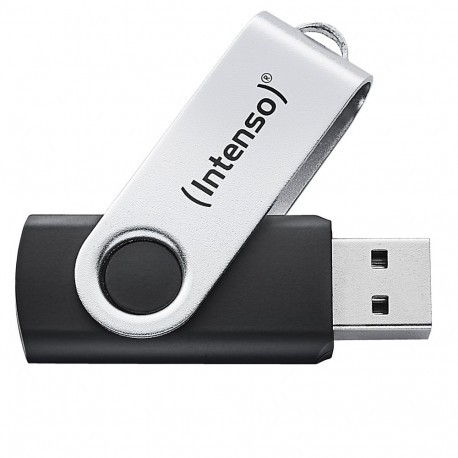 Intenso Office Line 128GB USB-mälupulk 3.2 hõbedane-must