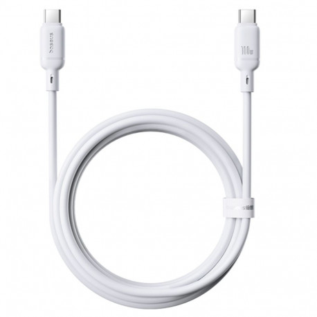 Baseus Silky Ser.Charging Cable Type-C 100W 2m Cluster White