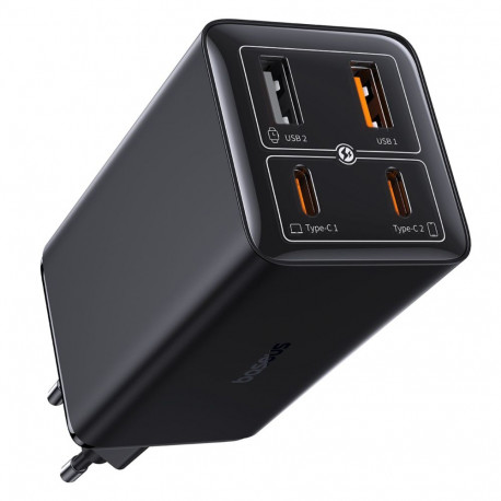 Baseus GaN6 Pro 100W EU Inkl. Ladekabel 1m Schwarz