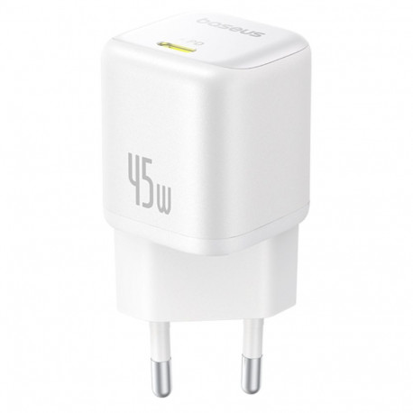 Baseus PicoGo GaN Ladegerät 45W EU Weiß