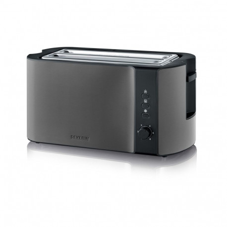 Severin AT 9341  Dark Inox Long Slot Toaster